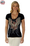 Guns & Wings Country T Shirt - American Outdoor Woman
