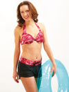 Mossy Oak Elements Swimsuit Bikini Halter (Top Only) (Red) - American Outdoor Woman