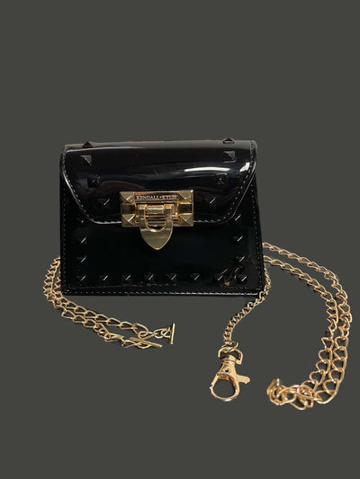 Kendall+Kylie Gold Clasp Mini Purses