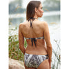 NAKED NORTH SNOW CAMO SWIMSUIT BANDEAU TOP