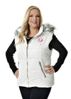 a GWG Fur Vest White - American Outdoor Woman