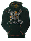 a Moon Shine Hoodie Wildfire Black - American Outdoor Woman