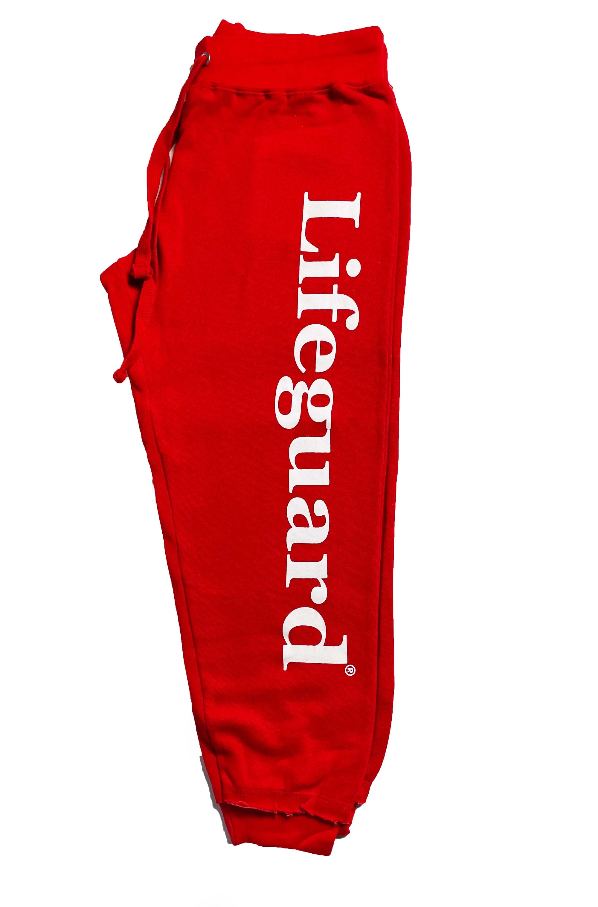 LifeGuard Capri Sweat Pants (Red) - American Outdoor Woman