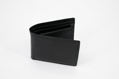 Leather Billfold with Coin Pocket