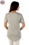 Trusted Friend Loose Fit Short Sleeve Top - American Outdoor Woman