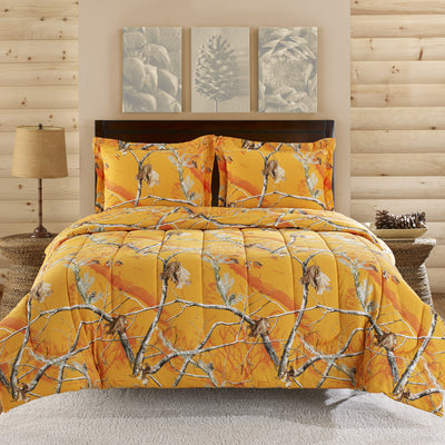 RealTree Comforter Mini Set Orange - American Outdoor Woman
