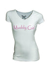 Muddy Girl Camo Logo T-Shirt White - American Outdoor Woman