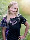 Youth Muddy Girl Shirt Side Tee - American Outdoor Woman