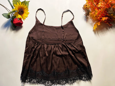 Chocolate Full Pajama Top (Cami Only)